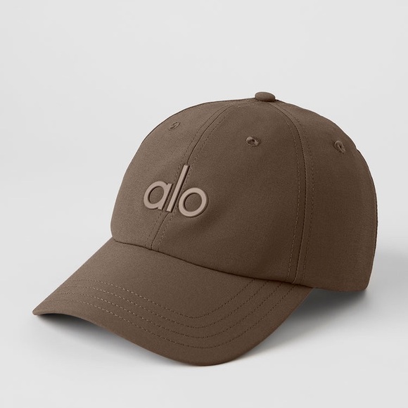 Alo Yoga Performance Off Duty Cap One Size Adjustable Espresso New With Tags $68 - Picture 2 of 8